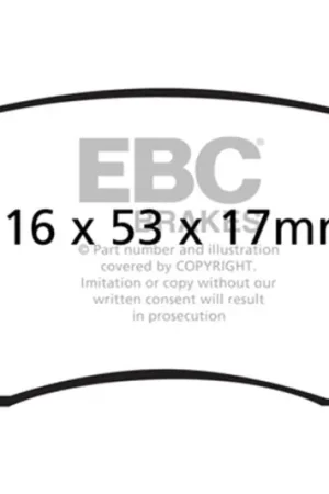 EBC 92-93 Toyota Pick-Up Extra Cab Greenstuff Front Brake Pads Best Price
