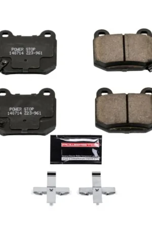 Power Stop 03-05 Infiniti G35 Rear Z23 Evolution Sport Brake Pads w/Hardware Money Back Guarantee