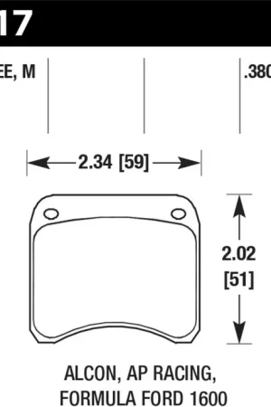 Hawk AP Racing CP3696 Blue 9012 Race Brake Pads Special Offer