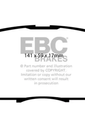 EBC 04-07 Lexus RX330 3.3 Greenstuff Front Brake Pads Get Yours