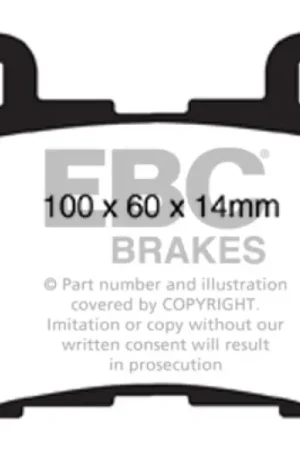 EBC 08-13 Infiniti FX50 5.0 Redstuff Rear Brake Pads Exclusive Offer