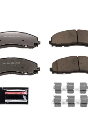 Grab Now Power Stop 12-19 Ford F-250 Super Duty Front Z36 Truck & Tow Brake Pads w/Hardware
