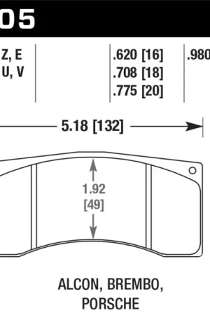 Hawk Brembo Racing DTC-60 Brake Pads Weekend Sale