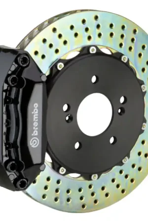 Mega Sale Brembo 00-04 Jetta 1.8t Front GT BBK 4 Piston Cast 2pc 328x28 2pc Rotor Drilled-Black