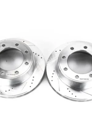 Top Pick Power Stop 00-05 Ford Excursion Front Evolution Drilled & Slotted Rotors - Pair