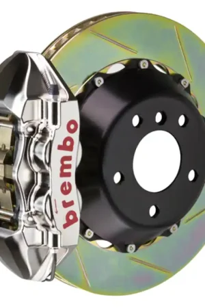 Brembo 01-02 Viper RT-10 Rear GTR BBK 4 Piston Billet 345x28 2pc Rotor Slotted Type1 - Nickel Don’t Miss Out