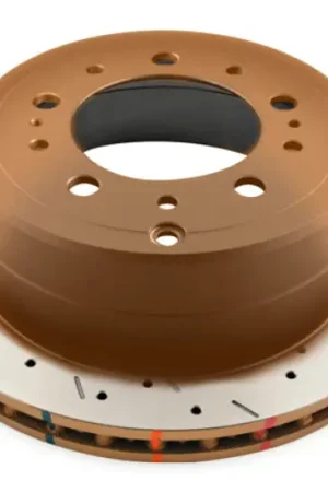 Wholesale DBA 98-05 Lexus LX 470 / 98+ Toyota Landcruiser 100 Series Rear Drilled & Slotted 4000 Series Rotor