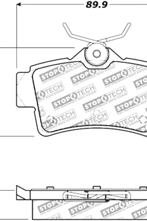 Stoptech 95-00 Lexus LS400 Street Select Front Brake Pads Instant Buy