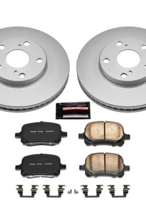 Crafted Power Stop 97-01 Lexus ES300 Front Z17 Evolution Geomet Coated Brake Kit
