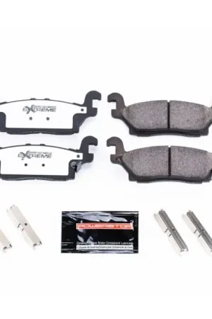 Power Stop 06-10 Hummer H3 Rear Z36 Truck & Tow Brake Pads w/Hardware Next Day Delivery