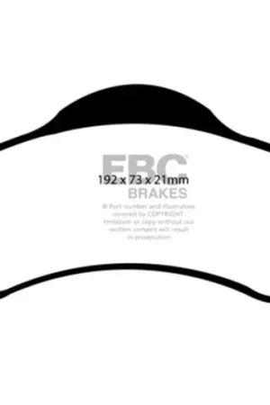 EBC 00-02 Dodge Dakota 2WD 2.5 Ultimax2 Front Brake Pads Top Pick