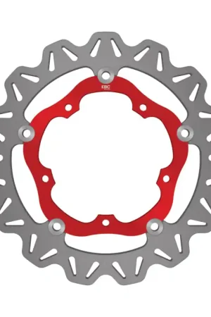 Today Only EBC 16-23 Yamaha MT-03 MT ABS Front Left/Right Vee Floating Red Rotor