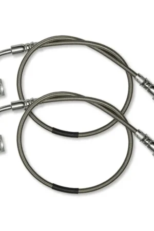 Rock Krawler 07-18 Jeep Wrangler JK/JKU Long Travel Stainless Steel Front Brake Lines Must Have