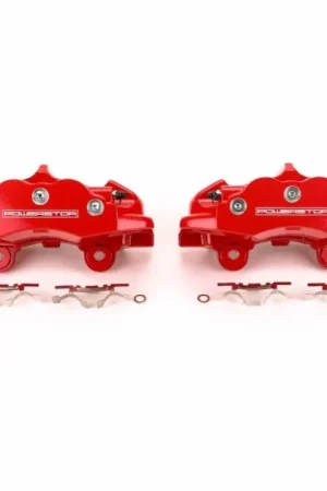 Power Stop 06-13 Chevrolet Corvette Rear Red Calipers - Pair Reduced Price