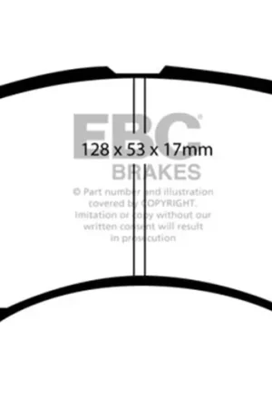 EBC 92-96 Subaru Impreza 1.8 (2WD) (13in Wheels) Ultimax2 Front Brake Pads Flash Sale