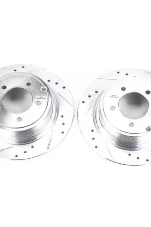 Professional Grade Power Stop 11-14 Chrysler 200 Rear Evolution Drilled & Slotted Rotors - Pair