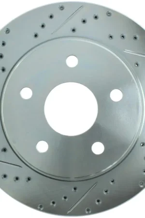 StopTech Select Sport 04-09 Dodge Durango / 02-05 Ram 1500 Slotted and Drilled Right Front Rotor Price Drop