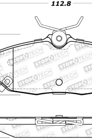 StopTech Street Brake Pads - Rear Editor’s Pick