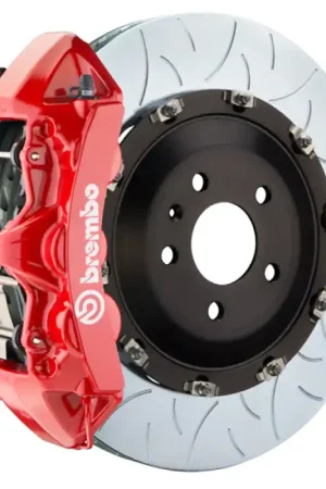 Brembo 05-13 Range Rover Sport Front GT BBK 6 Piston Cast 405x34 2pc Rotor Slotted Type3-Red Exclusive Offer