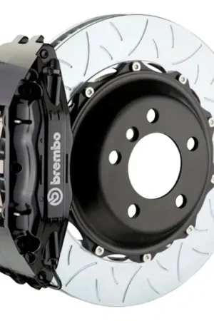 Brembo 05-08 997.1 C2 (Excl PCCB) Fr GT BBK 4Pis Cast 2pc 355x32 2pc Rotor Slotted Type3-Black Money Back Guarantee