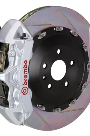 Brembo 03-09 Range Rover Front GT BBK 6 Piston Cast 405x34 2pc Rotor Slotted Type-1-Silver Best Price