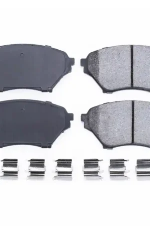 Hot Picks Power Stop 01-05 Mazda Miata Front Z17 Evolution Ceramic Brake Pads w/Hardware