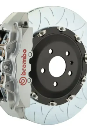 Brembo 18+ Wrangler/20+ Gladiator Fr GT BBK 6Pist Cast 2pc 380x34 2pc Rotor Slotted Type3-Silver Exclusive