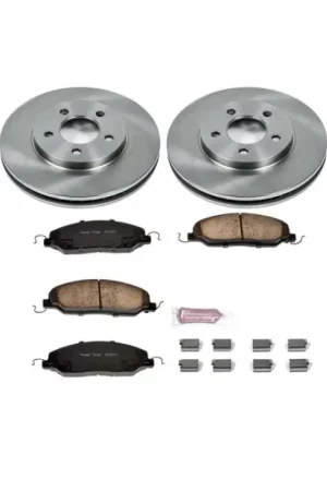 Same Day Shipping Power Stop 05-10 Ford Mustang Front Autospecialty Brake Kit