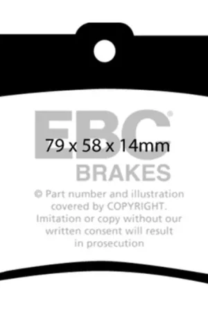 EBC 97-00 Mitsubishi Montero Sport 2.4 Ultimax2 Rear Brake Pads Discount