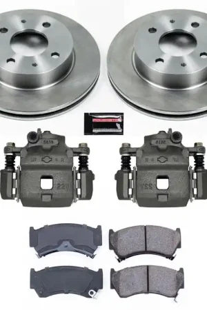 Power Stop 95-98 Nissan 200SX Front Autospecialty Brake Kit w/Calipers Grab Now