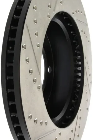 Best Choice StopTech 00-06 Toyota Tundra / 01-07 Toyota Sequoia Front Left Slotted & Drilled Rotor