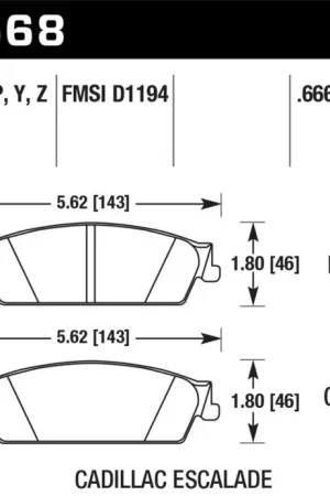 Special Offer Hawk 07 Chevy Tahoe LTZ LTS Rear Brake Pads
