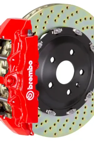 Brembo 23+ Z (RZ34) Front GT BBK 6 Piston Cast 380x34 2pc Rotor Drilled-Red No Minimum Order