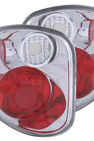 Free Shipping ANZO 1997-2000 Ford F-150 Taillights Chrome
