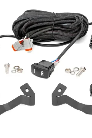 Big Sale LED Light Kit | Ditch Mount | 2" Black Pair | Amber DRL | Toyota Tacoma (05-15)