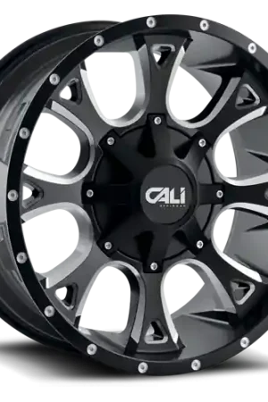 Cast Aluminum Wheels Anarchy 9103 SB 20x10 Milled Spokes Satin Black 6 On 135/6 On139.7 Bolt Pattern -19 Offset Cali Offroad Wheels New Arrival