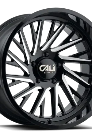 Hot Deal Cast Aluminum Wheels Purge 9114 GB 20x10 Milled Gloss Black 5 On 150 Bolt Pattern -25 Offset Cali Offroad Wheels