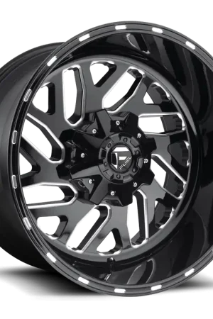 Time-Limited Aluminum Wheels 26X12 Triton D581 6 On 135/6 On 139.7 Gloss Black Milled 106.1 Bore -44 Offset Mesh Spoke Fuel Off Road Wheels