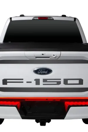 Best Choice Putco 21-23 Ford F-150 60In Direct Fit Red Blade Kit Tailgate Bars w Factory LED Taillamps
