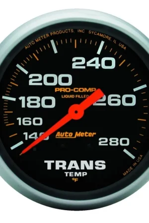 Save Now Autometer Liquid Filled Mechanical 66.7mm 140-280 deg F Termperature Gauge Includes 8 ft Tubing