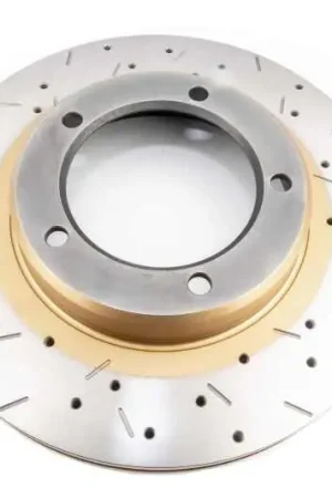 Luxury DBA 4000 Series Uni-Directional Cross Drilled and Slotted Rotor