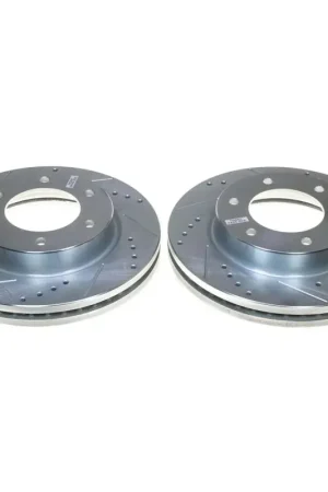 Power Stop 19-22 Ford Ranger Front Evolution Drilled & Slotted Rotor - Pair Free Shipping