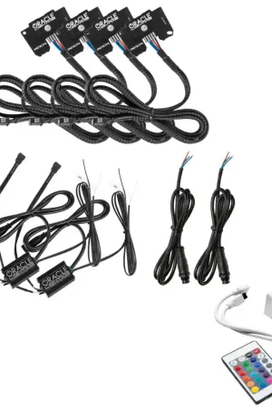 Oracle Jeep Wrangler JL/JT RGB+W Headlight DRL Kit - ColorSHIFT w/ Simple Controller Bulk Order