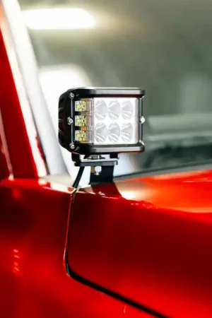 Free Delivery Cali Raised 2024+ Toyota Tacoma Ditch Light Bracket Kit - 2 27W Side Projecting Led Pods/Toyota Oem