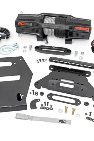 Direct From Factory LED Light | Winch Mount | RS6500S | 10" Black Slimline | Polaris RZR Pro R