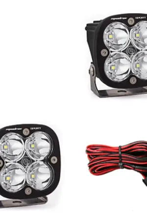 Baja Designs Squadron Sport Work/Scene Pair LED Light Pods - Clear Hassle-Free Returns