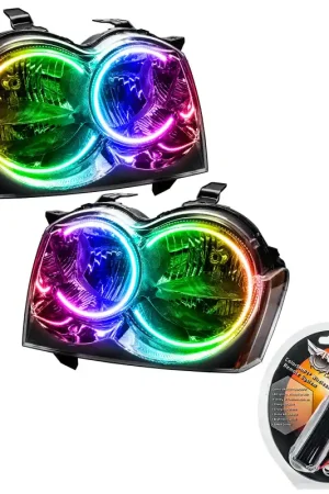 Oracle 05-07 Jeep Grand Cherokee SMD HL (Non-HID) - ColorSHIFT Fresh Stock