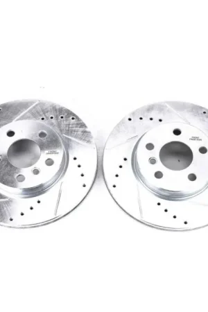 Certified Power Stop 2014 Mini Cooper Front Evolution Drilled & Slotted Rotors - Pair