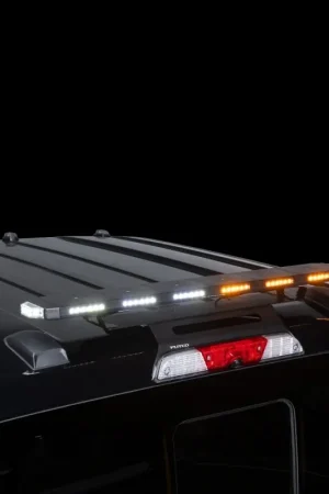 Putco 36In Universal 36In Tri Color Hornet Light (Amber/Blue/White) - LED Stealth Rooftop Strobe Bar In Demand