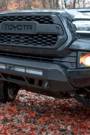 Fast Shipping Cali Raised 16-23 Toyota Tacoma Stealth Bumper - No Bull Bar / 32In Led Bar Combo W/ Small Switch